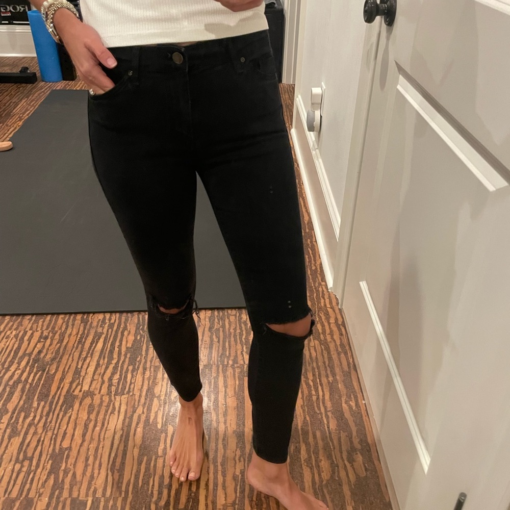 TOPSHOP Moto Leigh skinny jeans